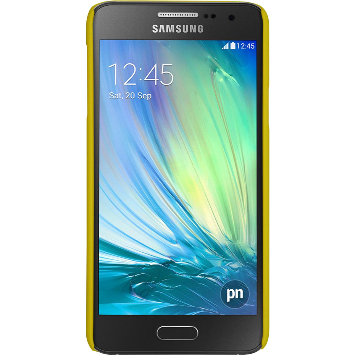 Case für Samsung Galaxy A3 (A300) - Hülle gelb gummiert Hard-case – Ansicht 2