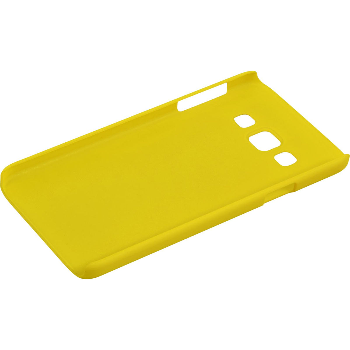 Case für Samsung Galaxy A3 (A300) - Hülle gelb gummiert Hard-case – Ansicht 4
