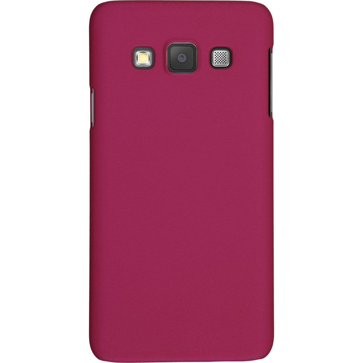 Case für Samsung Galaxy A3 (A300) - Hülle pink gummiert Hard-case – Ansicht 3