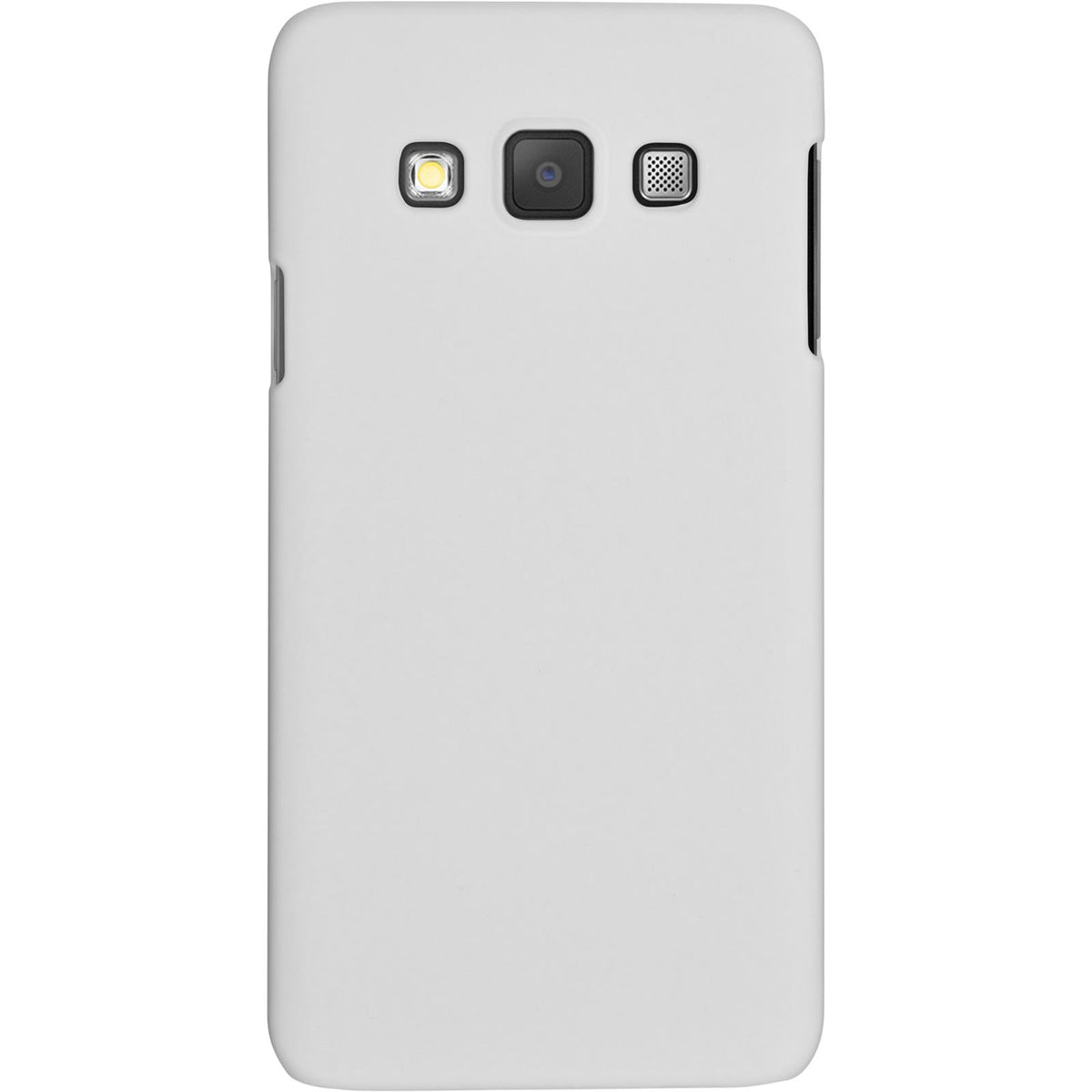 Case für Samsung Galaxy A3 (A300) - Hülle weiß gummiert Hard-case – Ansicht 3