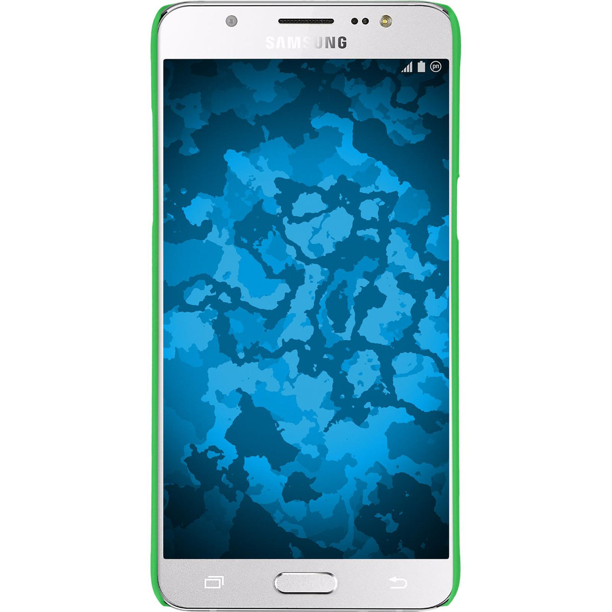Case für Samsung Galaxy J5 (2016) J510 - Hülle grün gummiert Hard-case – Ansicht 2
