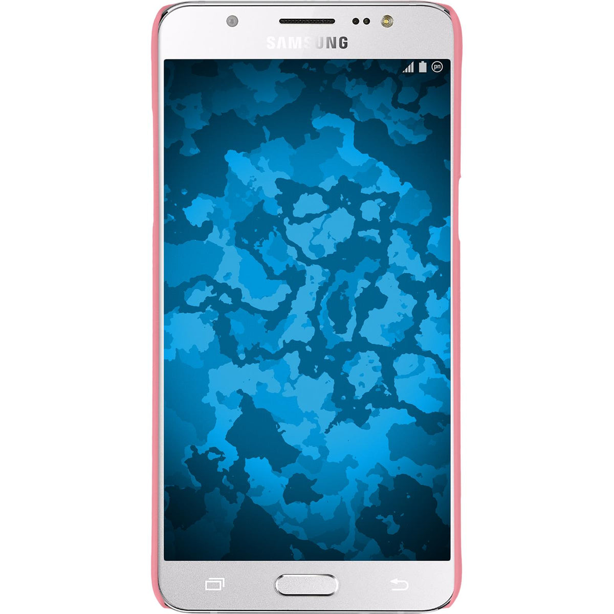 Case für Samsung Galaxy J5 (2016) J510 - Hülle rosa gummiert Hard-case – Ansicht 2