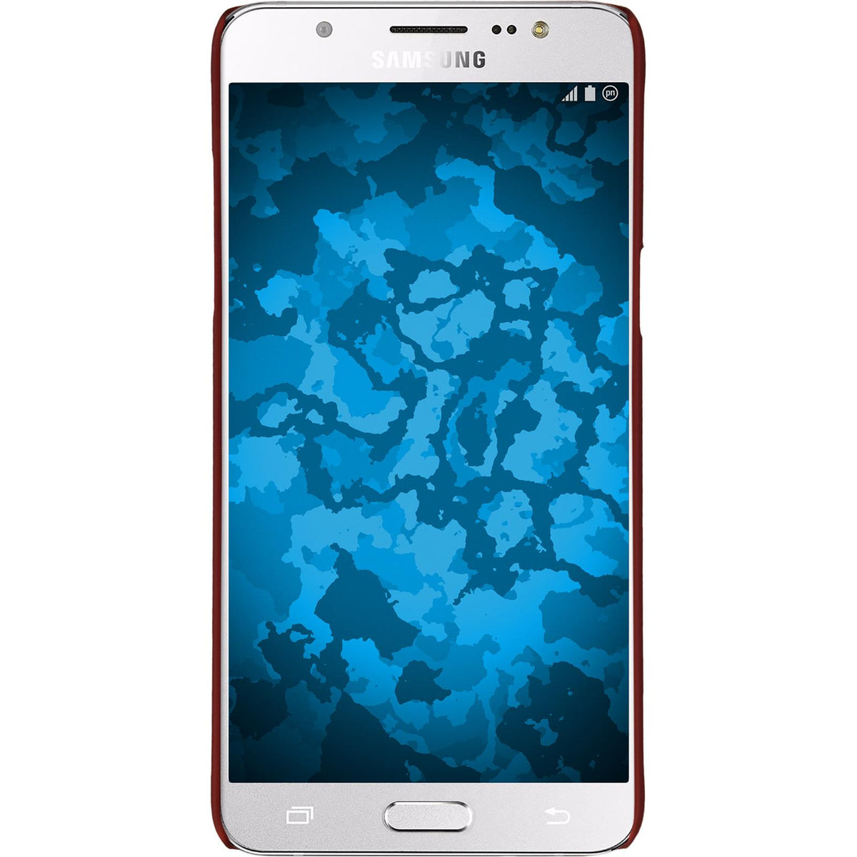 Case für Samsung Galaxy J5 (2016) J510 - Hülle rot gummiert Hard-case – Ansicht 2