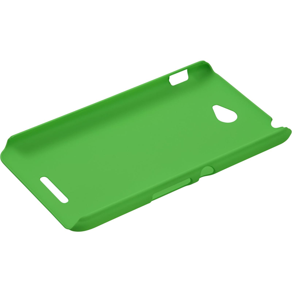 Case für Sony Xperia E4 - Hülle grün gummiert Hard-case – Ansicht 4
