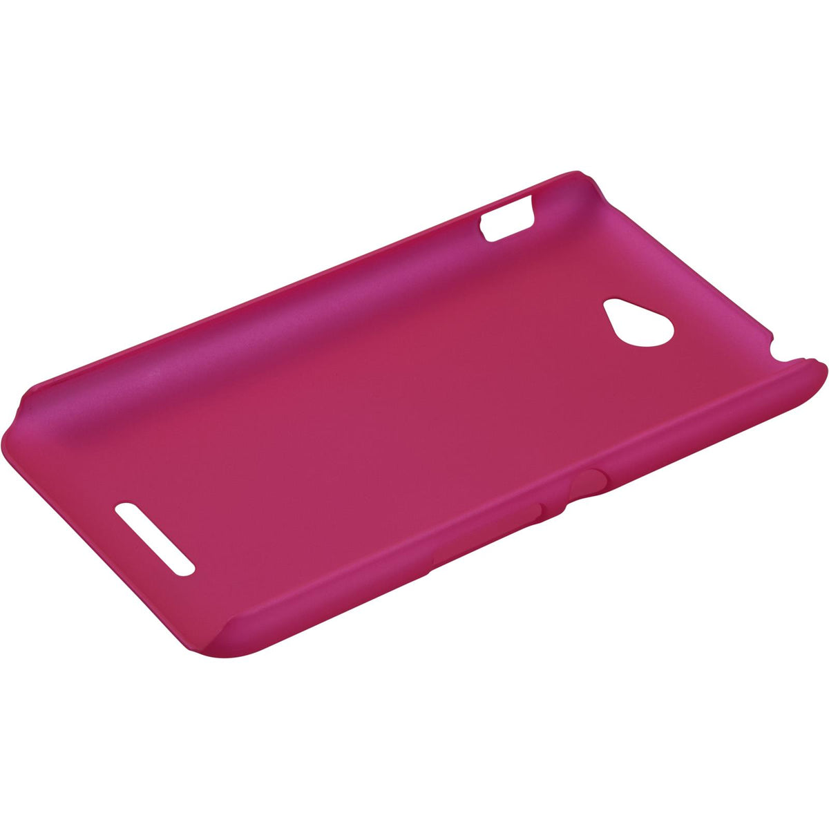 Case für Sony Xperia E4 - Hülle pink gummiert Hard-case – Ansicht 4