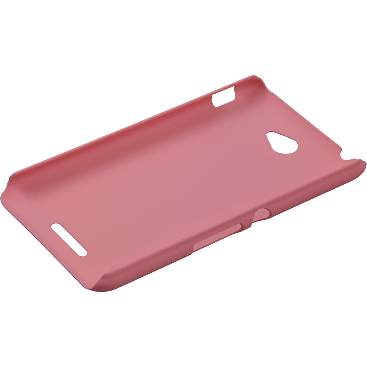 Case für Sony Xperia E4 - Hülle rosa gummiert Hard-case – Ansicht 4