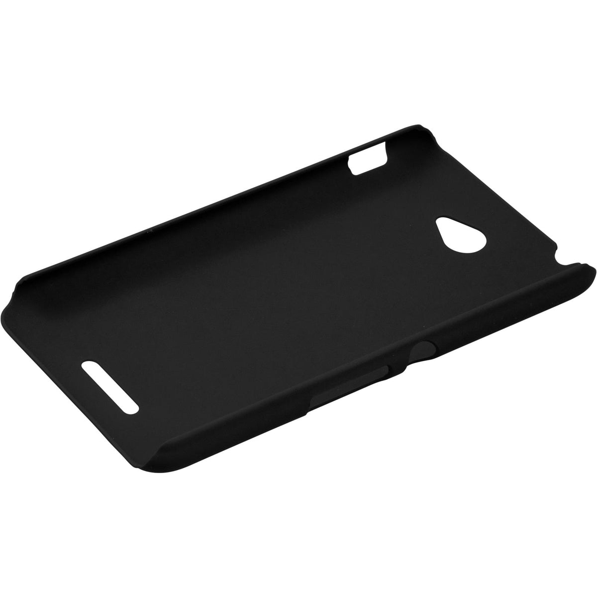 Case für Sony Xperia E4 - Hülle schwarz gummiert Hard-case – Ansicht 4