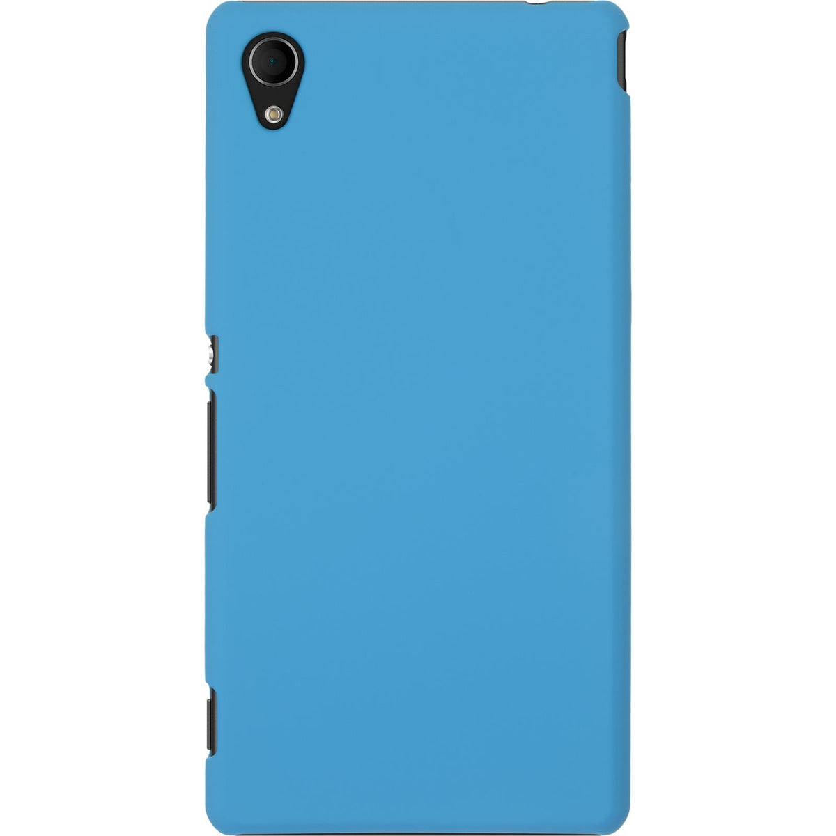 Case für Sony Xperia M4 Aqua - Hülle hellblau gummiert Hard-case – Ansicht 3