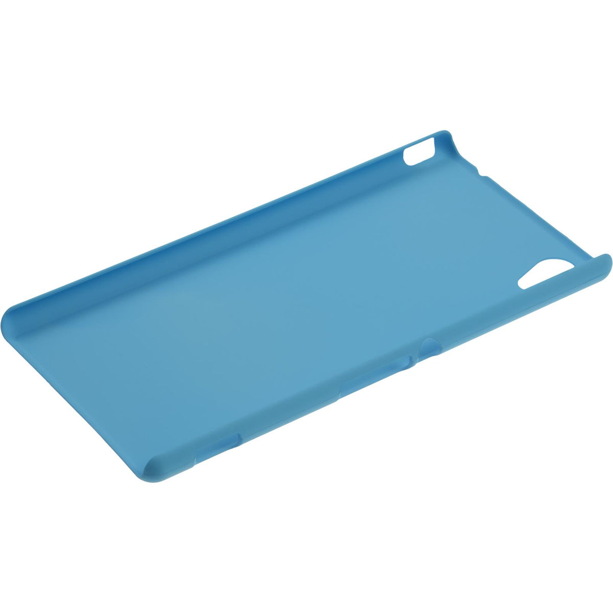 Case für Sony Xperia M4 Aqua - Hülle hellblau gummiert Hard-case – Ansicht 4