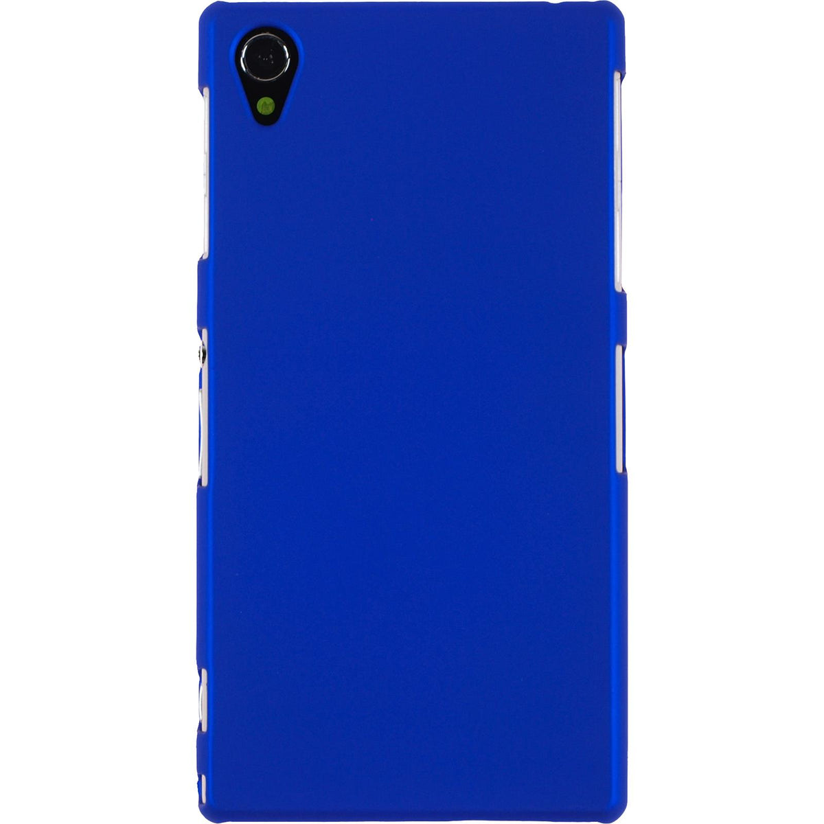 Case für Sony Xperia Z1 - Hülle blau gummiert Hard-case – Ansicht 3