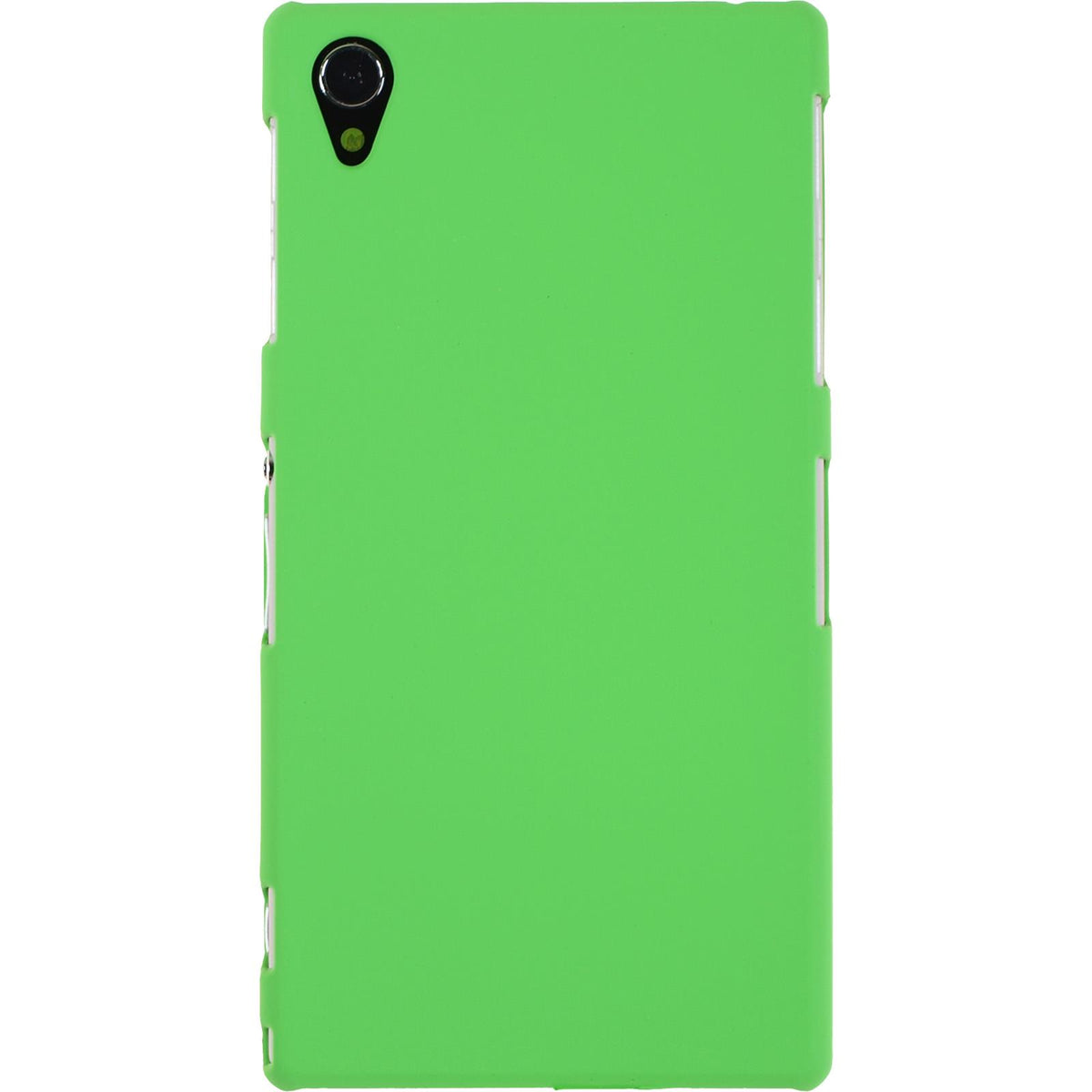 Case für Sony Xperia Z1 - Hülle grün gummiert Hard-case – Ansicht 3