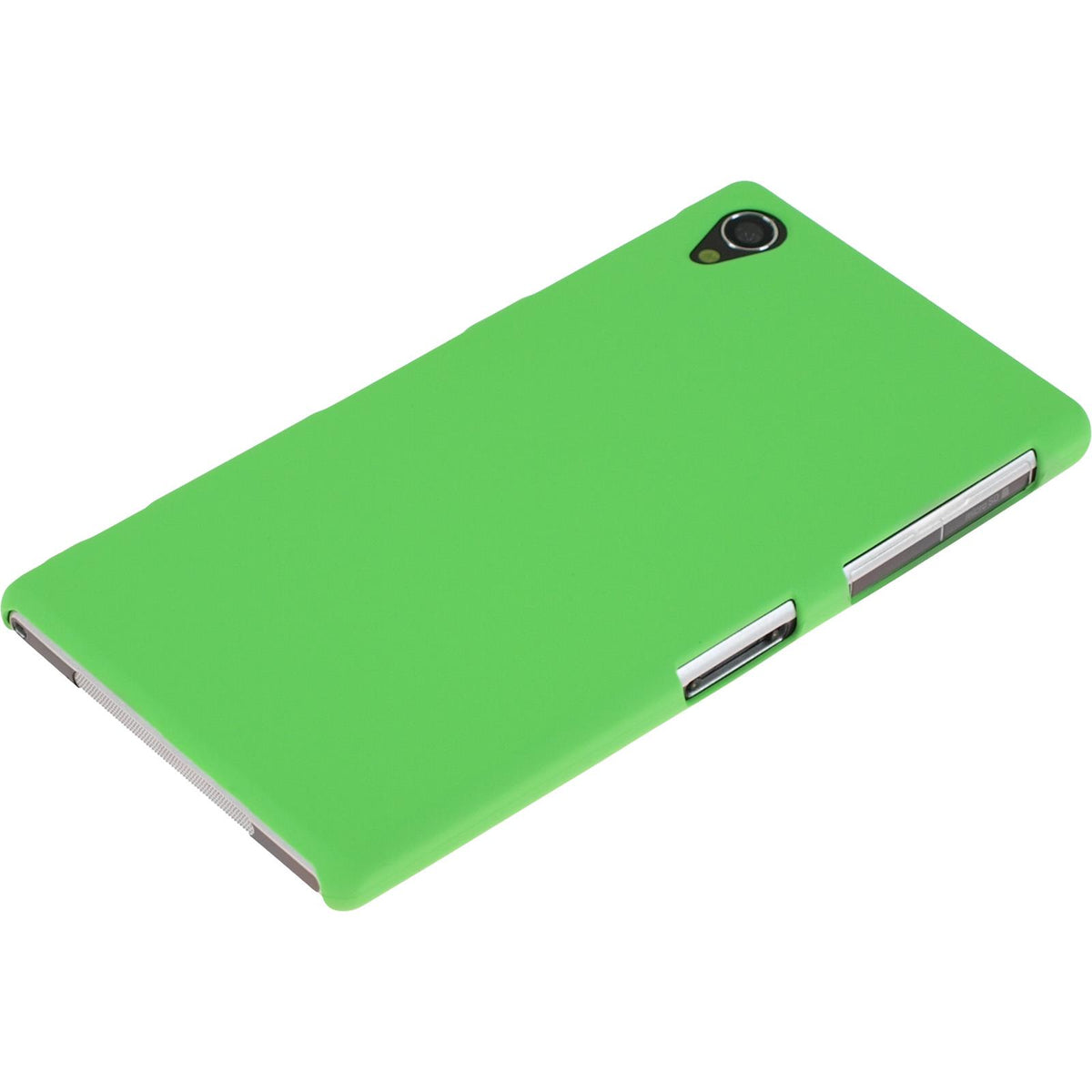 Case für Sony Xperia Z1 - Hülle grün gummiert Hard-case – Ansicht 5