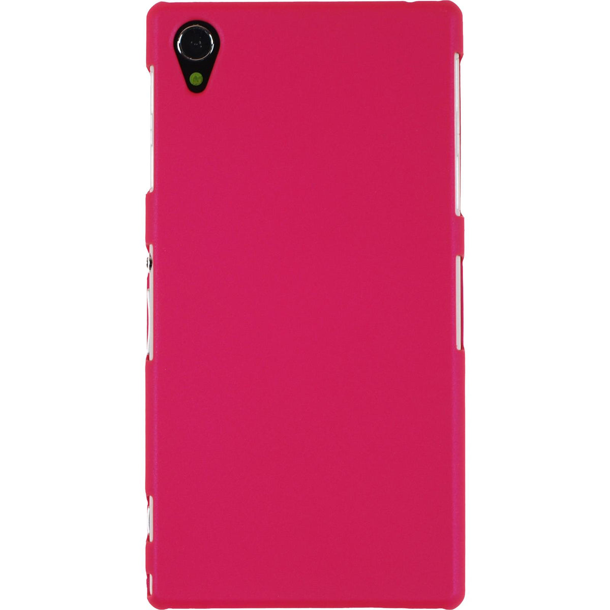 Case für Sony Xperia Z1 - Hülle pink gummiert Hard-case – Ansicht 3