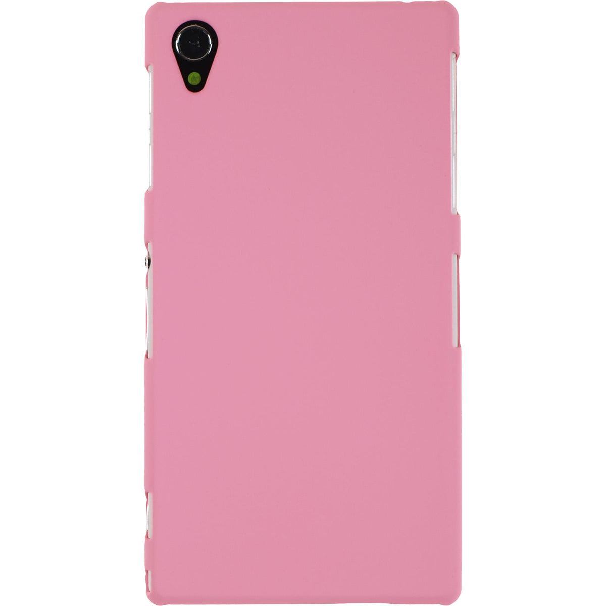 Case für Sony Xperia Z1 - Hülle rosa gummiert Hard-case – Ansicht 3