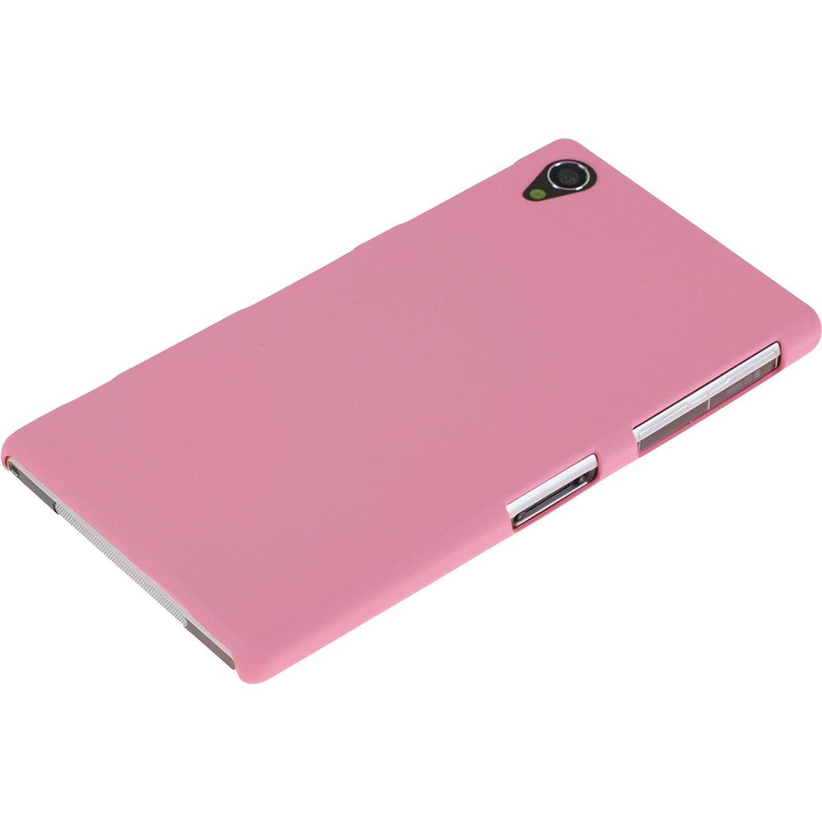 Case für Sony Xperia Z1 - Hülle rosa gummiert Hard-case – Ansicht 5