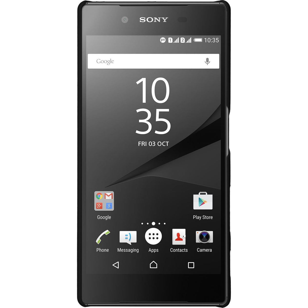 Case für Sony Xperia Z5 - Hülle schwarz gummiert Hard-case – Ansicht 2