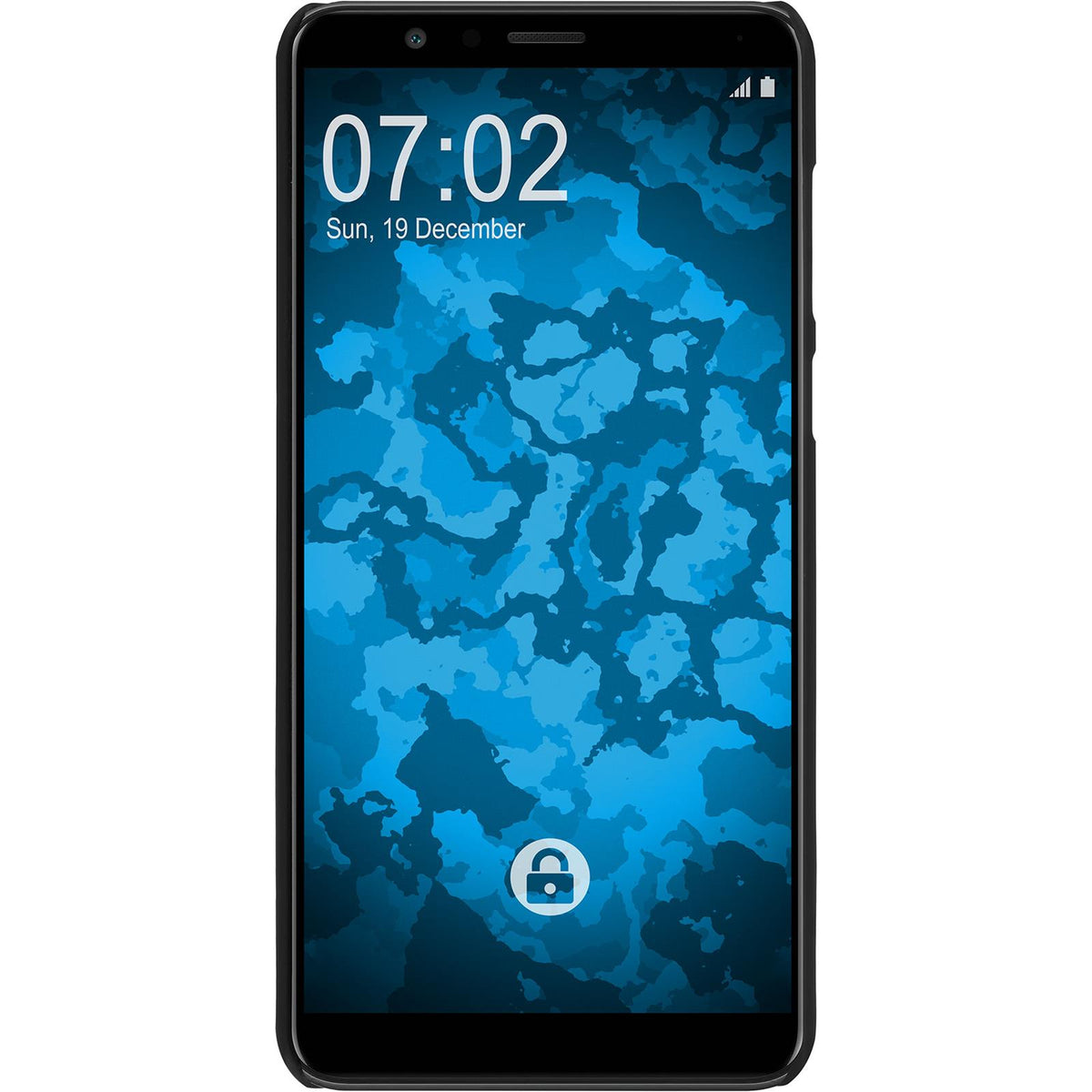 Case für Huawei Honor 7x - Hülle schwarz gummiert Hard-case – Ansicht 2