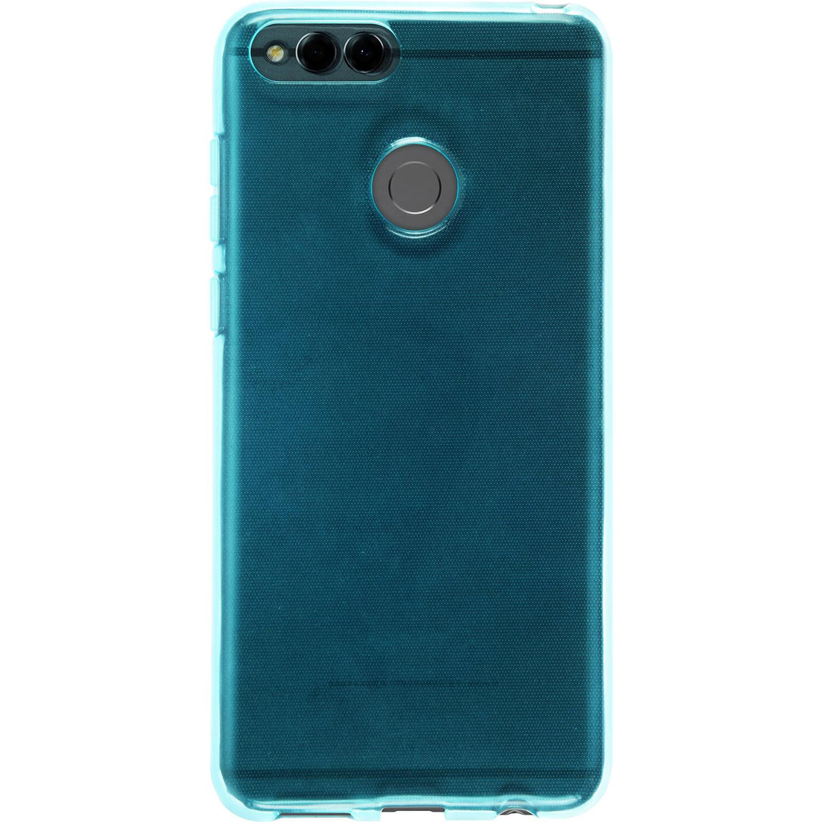 Case für Huawei Honor 7x - türkis Silikon Hülle transparent – Ansicht 3