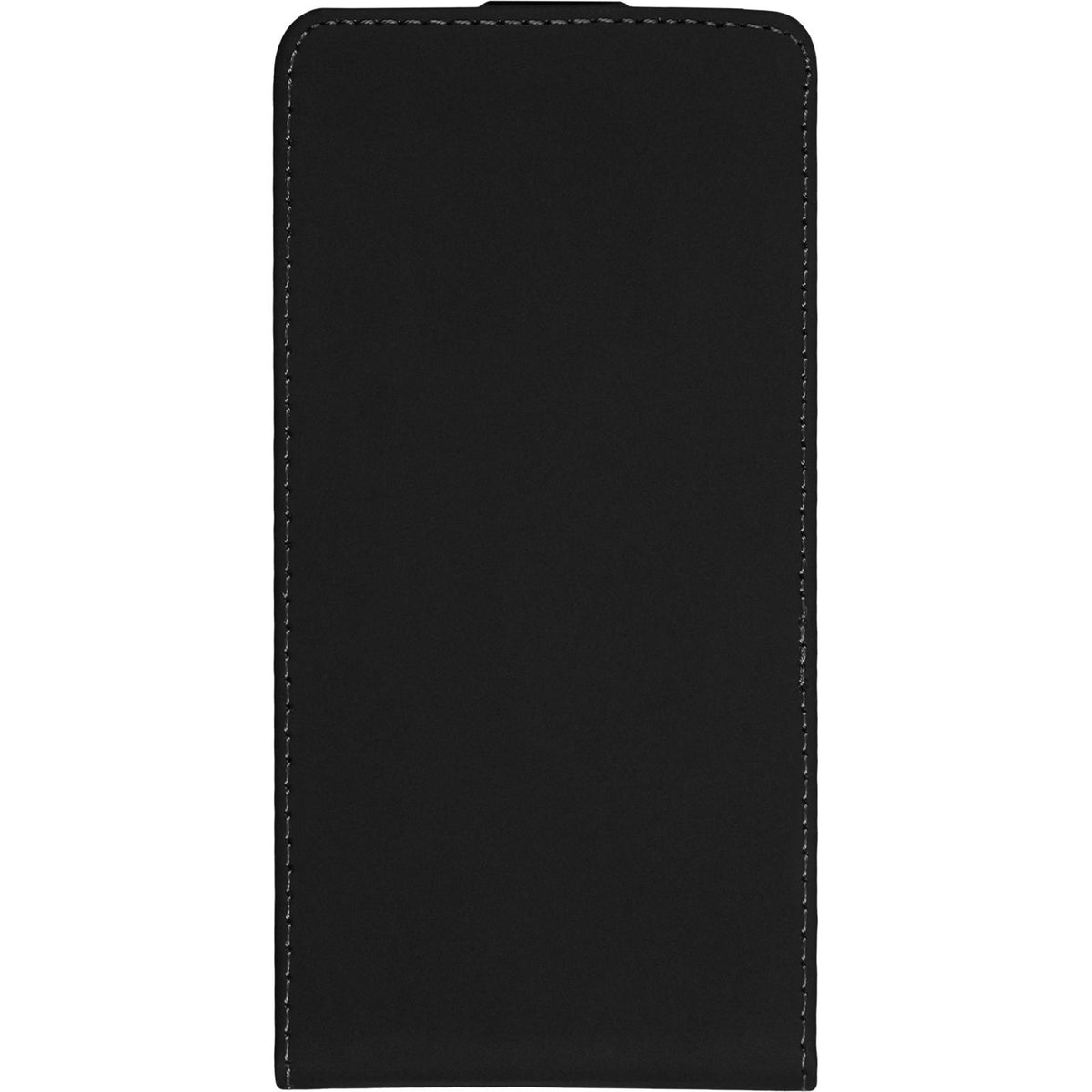 Kunst-Lederhülle für Huawei Nova Smart (Honor 6c) - Flip-Case schwarz – Ansicht 2
