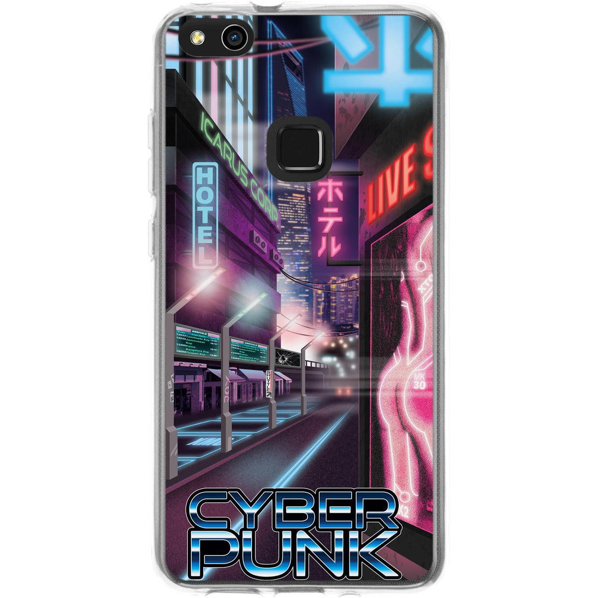 Case für Huawei P10 Lite Silikon-Hülle Retro Wave Cyberpunk.01 M4 – Ansicht 2