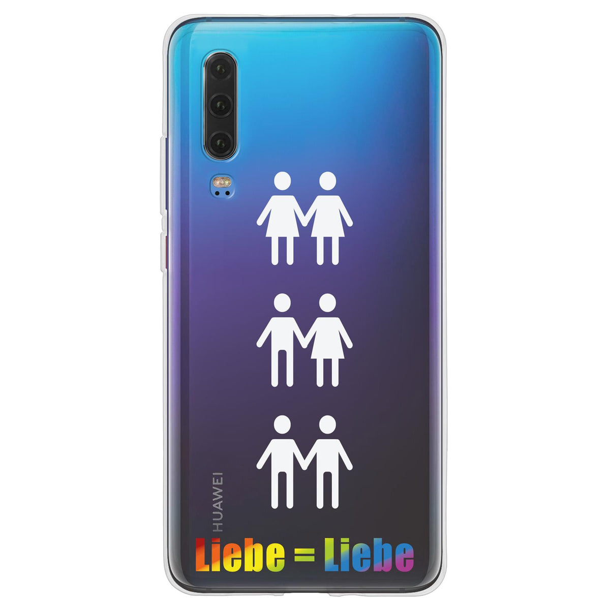 Case für Huawei P30 Silikon-Hülle pride Wörter M1 – Ansicht 2