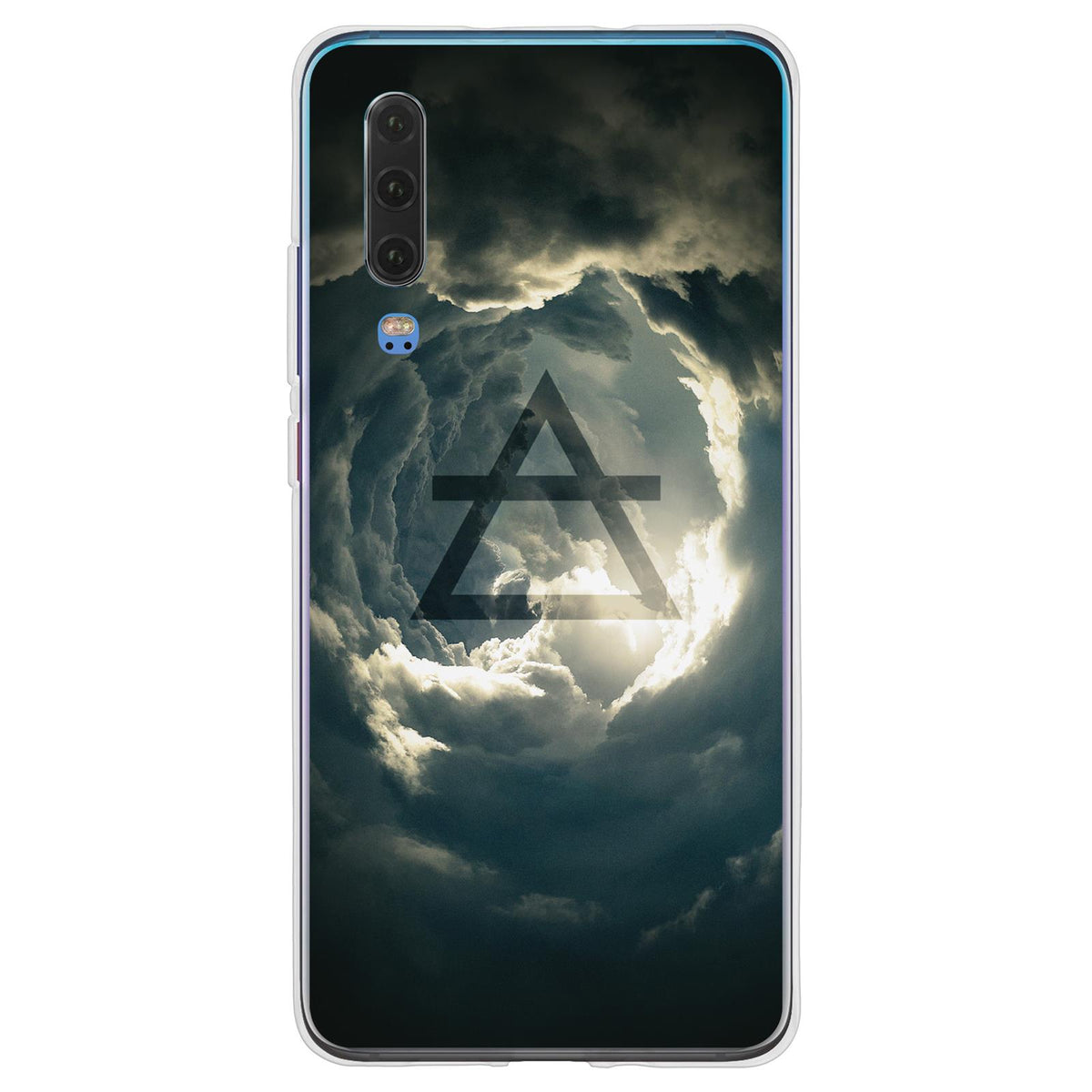 Case für Huawei P30 Silikon-Hülle Element Luft M1 – Ansicht 2