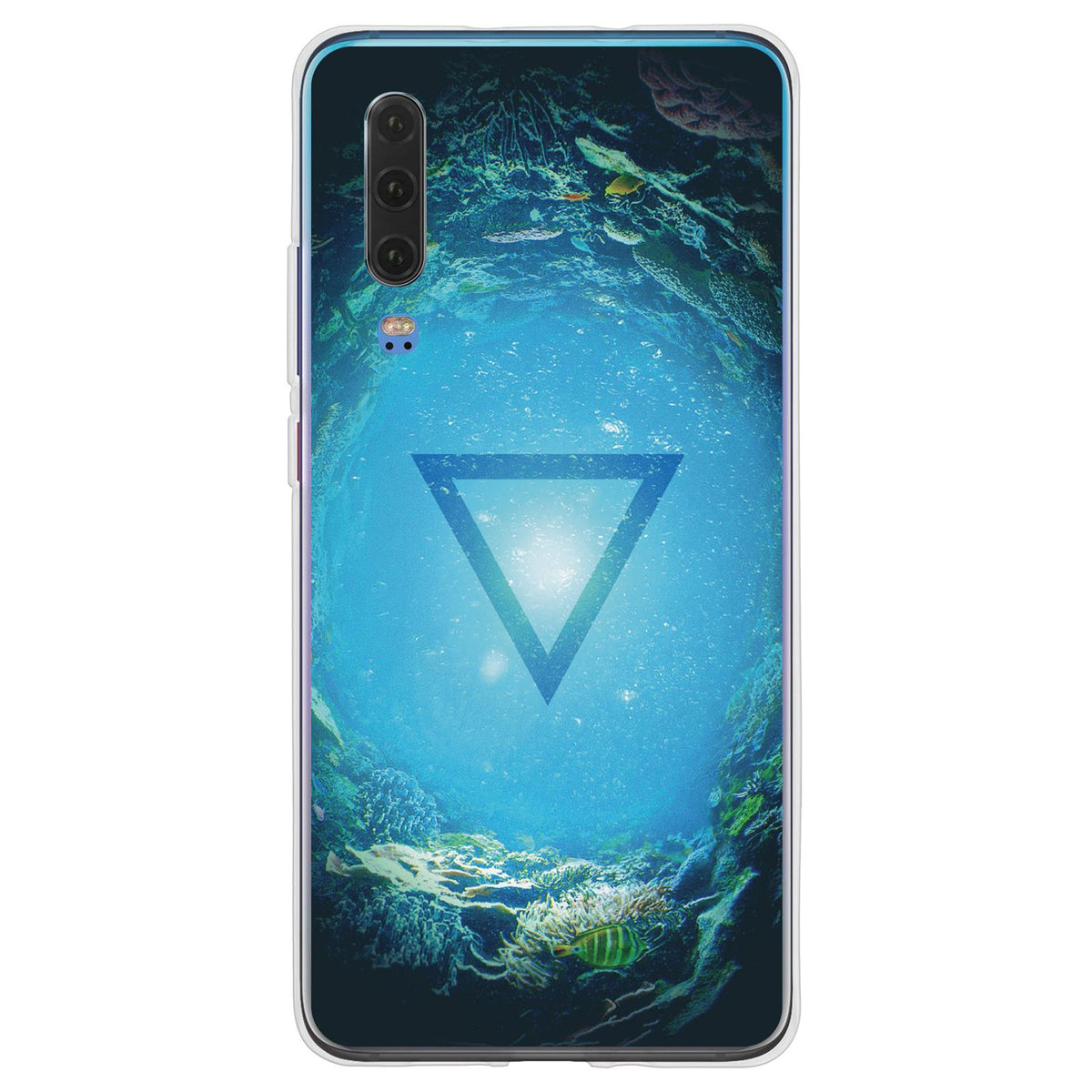 Case für Huawei P30 Silikon-Hülle Element Wasser M4 – Ansicht 2