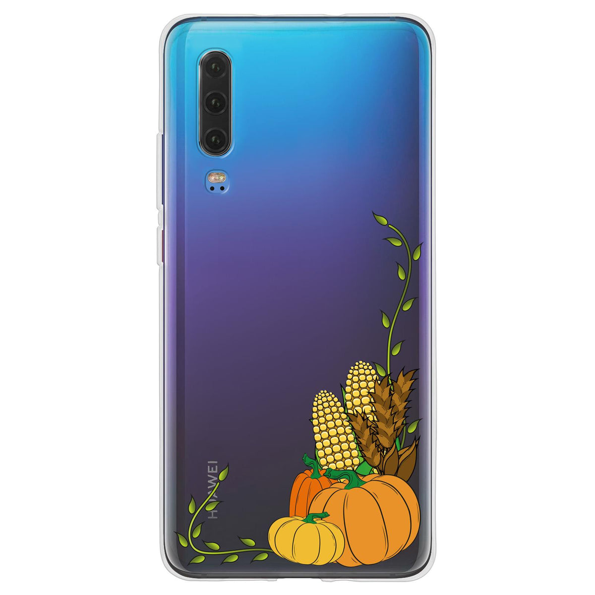 Case für Huawei P30 Silikon-Hülle Herbst Erntedankfest/Thanksgiving M5 – Ansicht 2