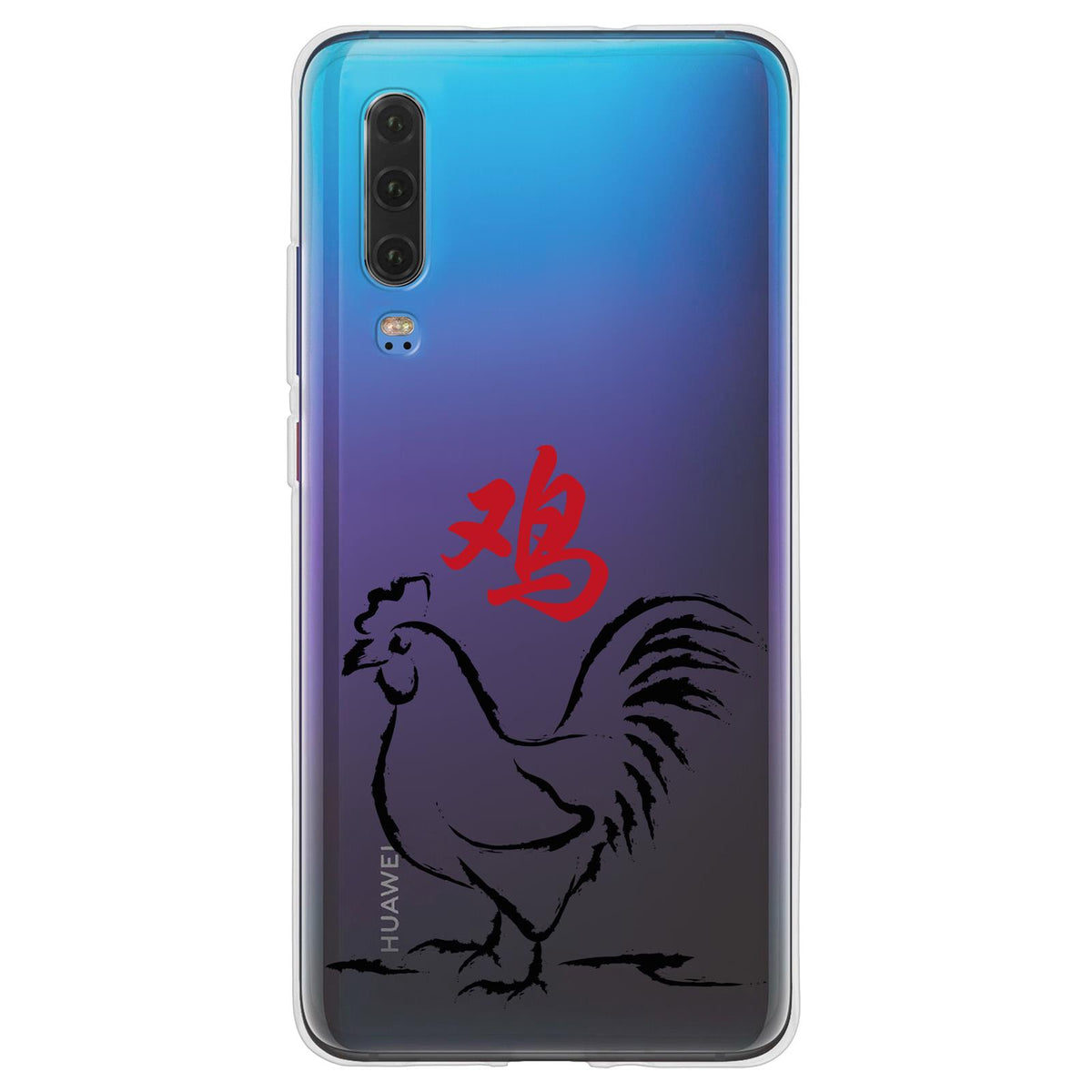 Case für Huawei P30 Silikon-Hülle Tierkreis Chinesisch M10 – Ansicht 2