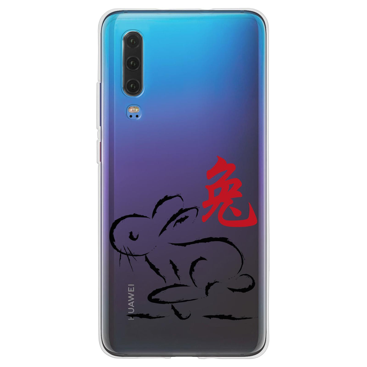 Case für Huawei P30 Silikon-Hülle Tierkreis Chinesisch M4 – Ansicht 2