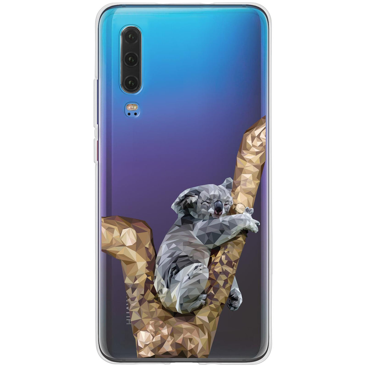 Case für Huawei P30 Silikon-Hülle Vektor Tiere Koala M9 – Ansicht 2