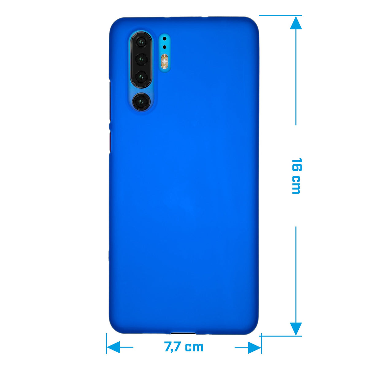 Case für Huawei P30 Pro / P30 Pro New Edition - blau Silikon Hülle matt – Ansicht 2