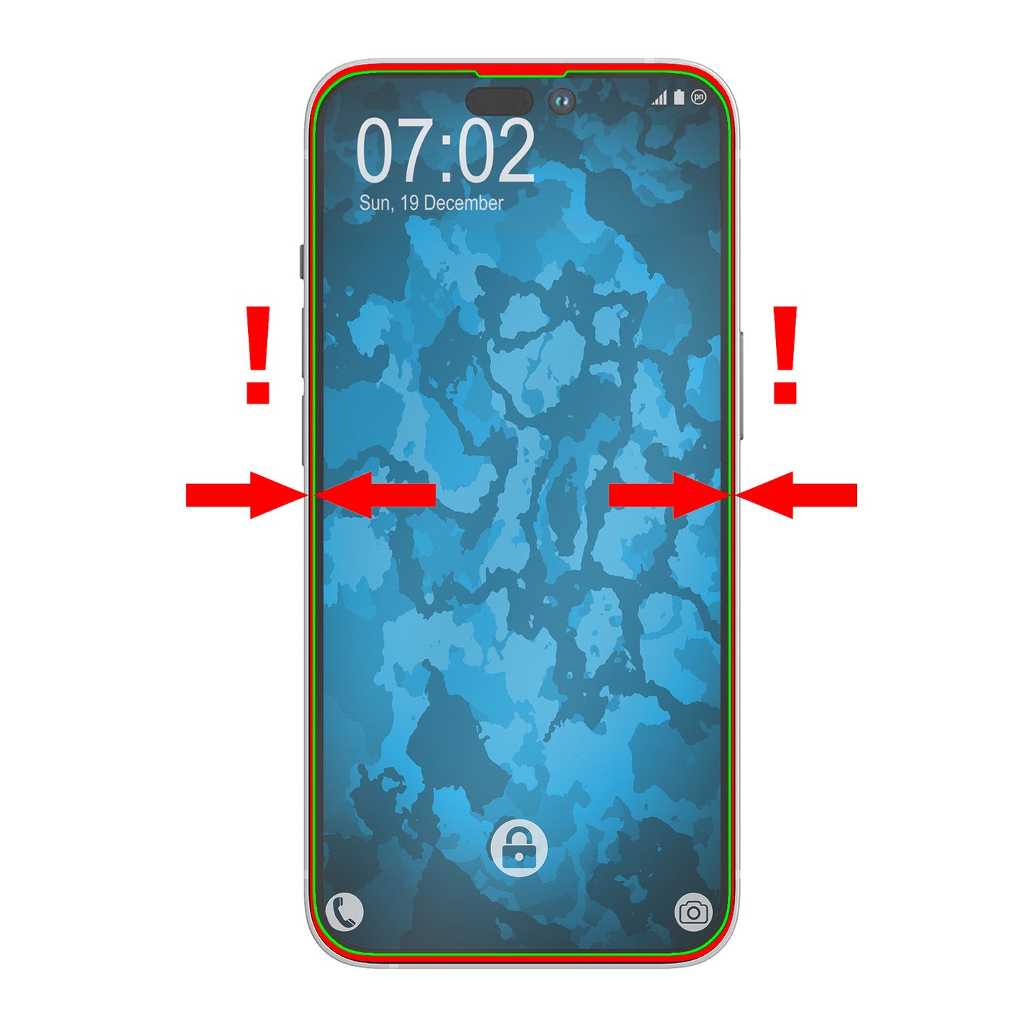 2x Glasfolie klar  für Apple iPhone 14 – Panzerglas für iPhone 14