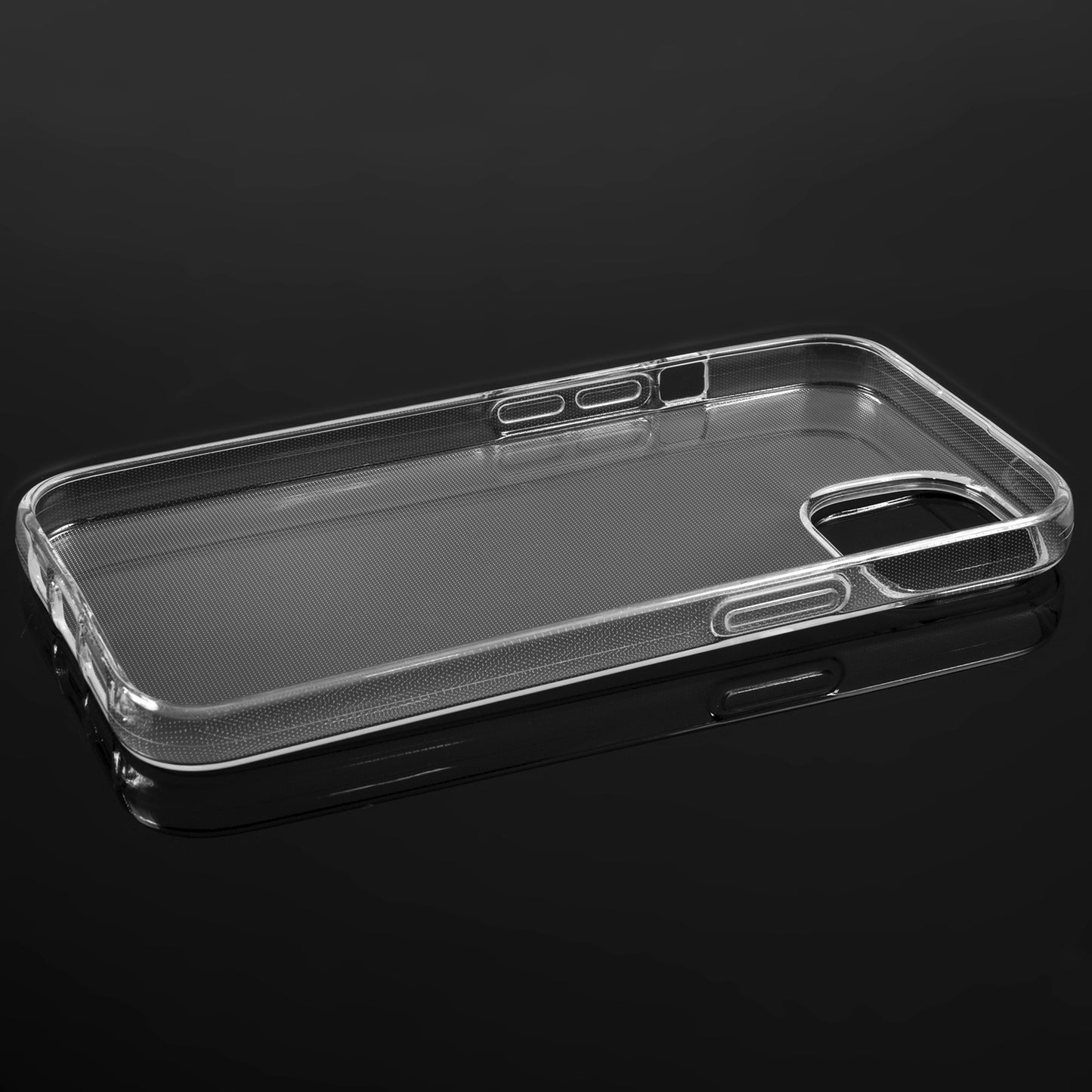 PhoneNatic Case kompatibel mit iPhone 14 Pro – Crystal Clear Silikon Hülle crystal-case Cover