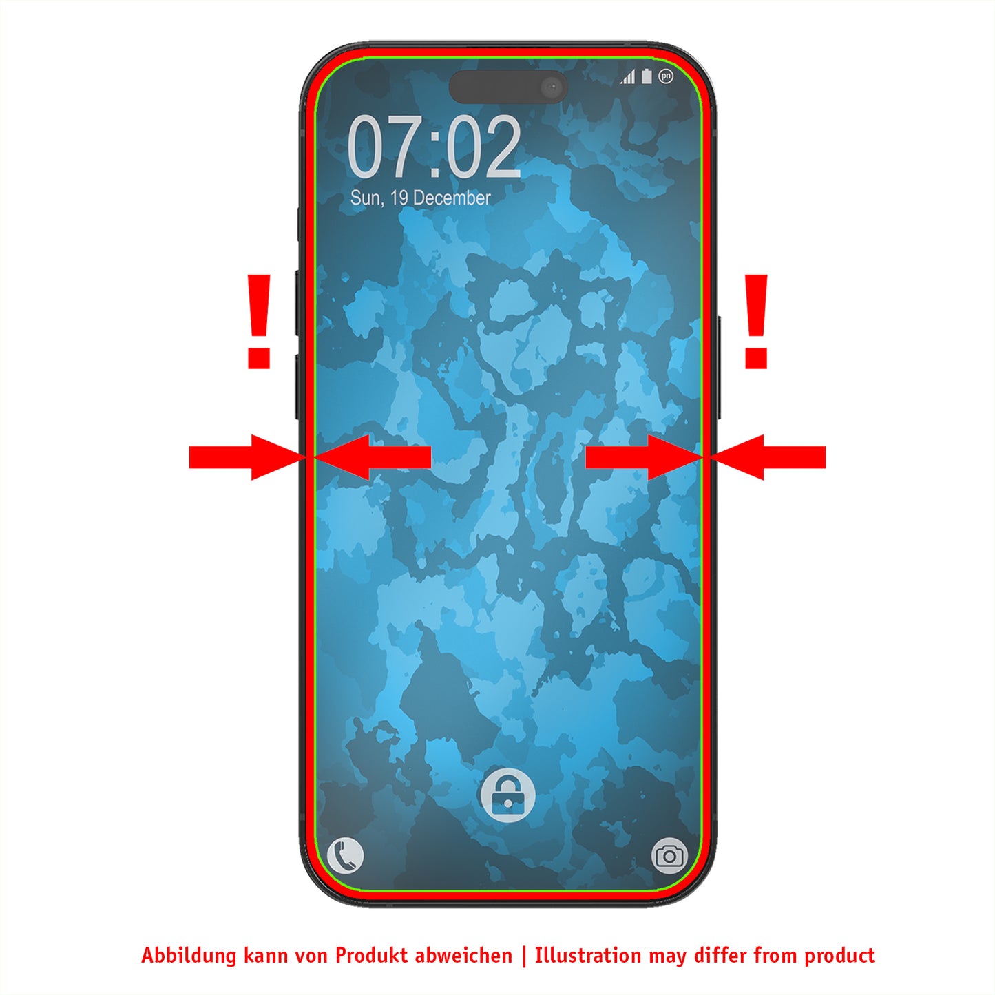 1x Glasfolie klar für Apple iPhone 15 Pro – Panzerglas für iPhone 15 Pro