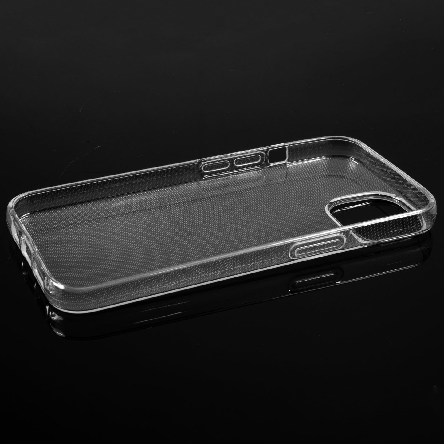 PhoneNatic Case kompatibel mit iPhone 15 – Transparent Silikon Hülle crystal-case Cover