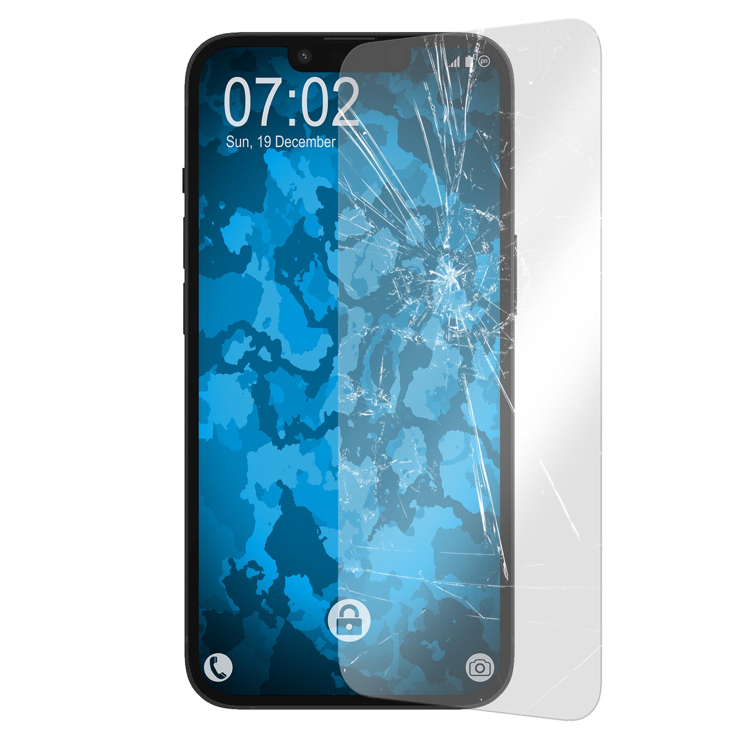 1x Glasfolie klar  für Apple iPhone 15 Plus – Panzerglas für iPhone 15 Plus