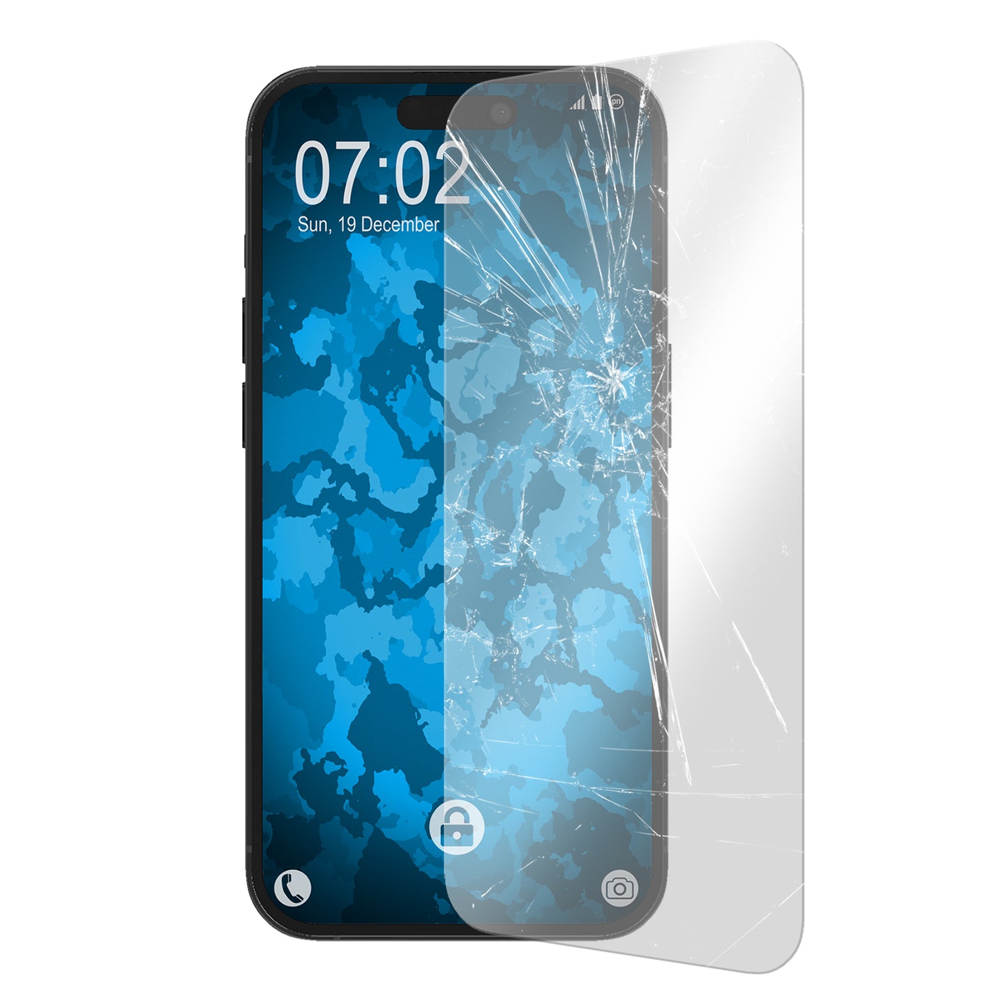 1x Glasfolie klar für Apple iPhone 15 Pro – Panzerglas für iPhone 15 Pro