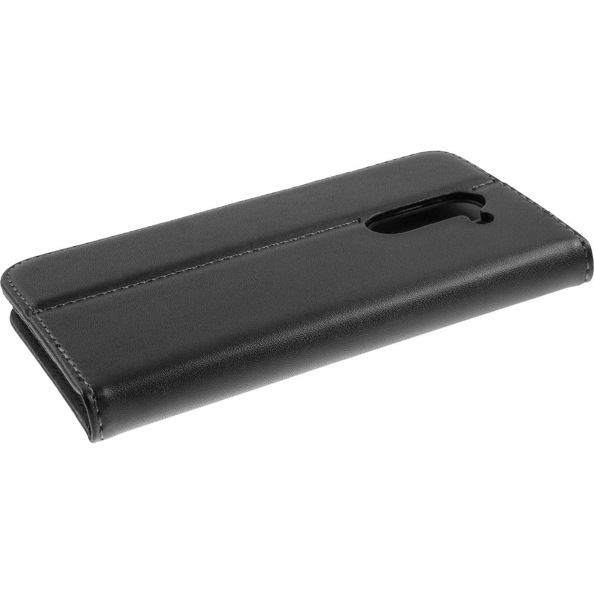 Kunst-Lederhülle für Huawei Honor 6x - Book-Case schwarz – Ansicht 5