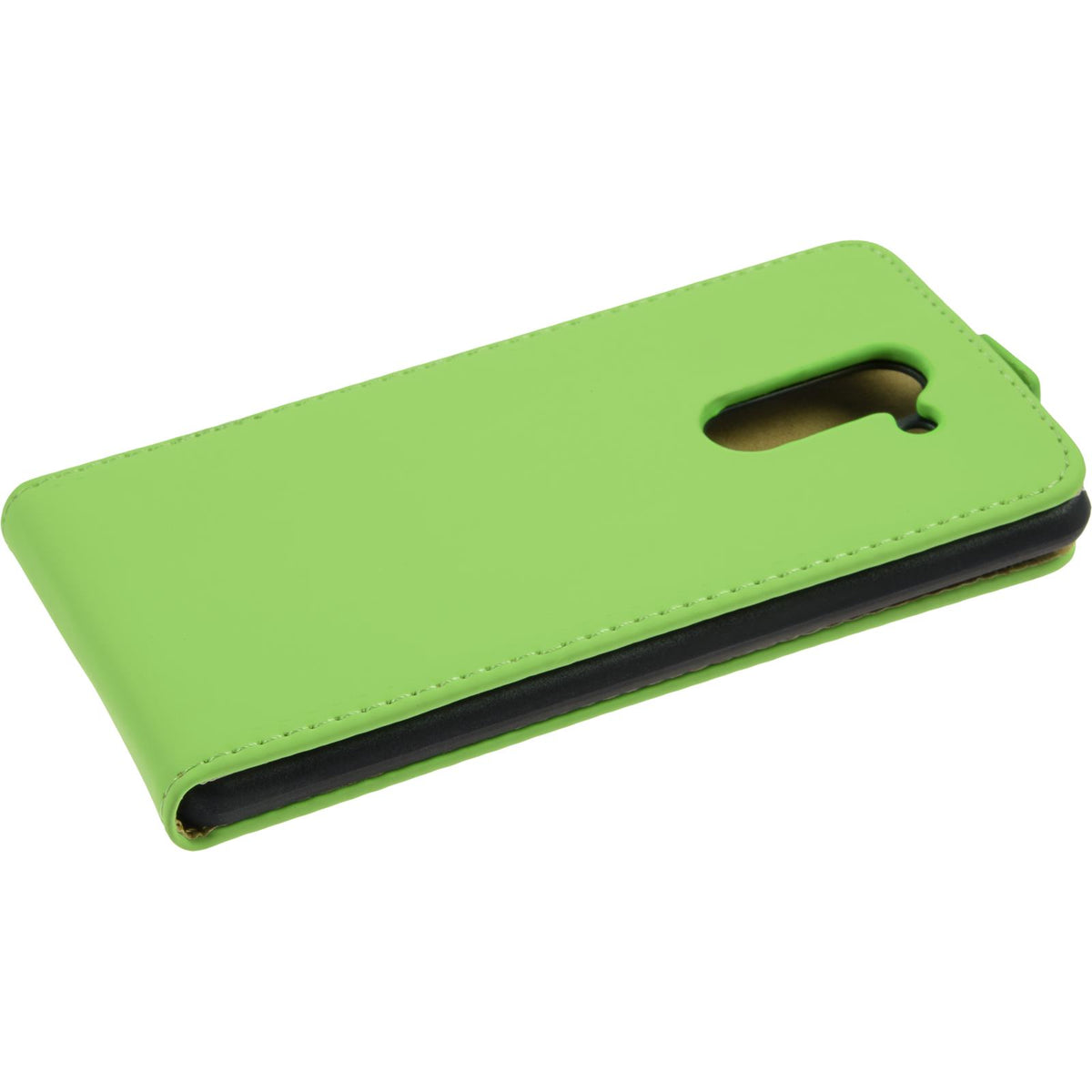 Kunst-Lederhülle für Huawei Honor 6x - Flip-Case grün – Ansicht 5