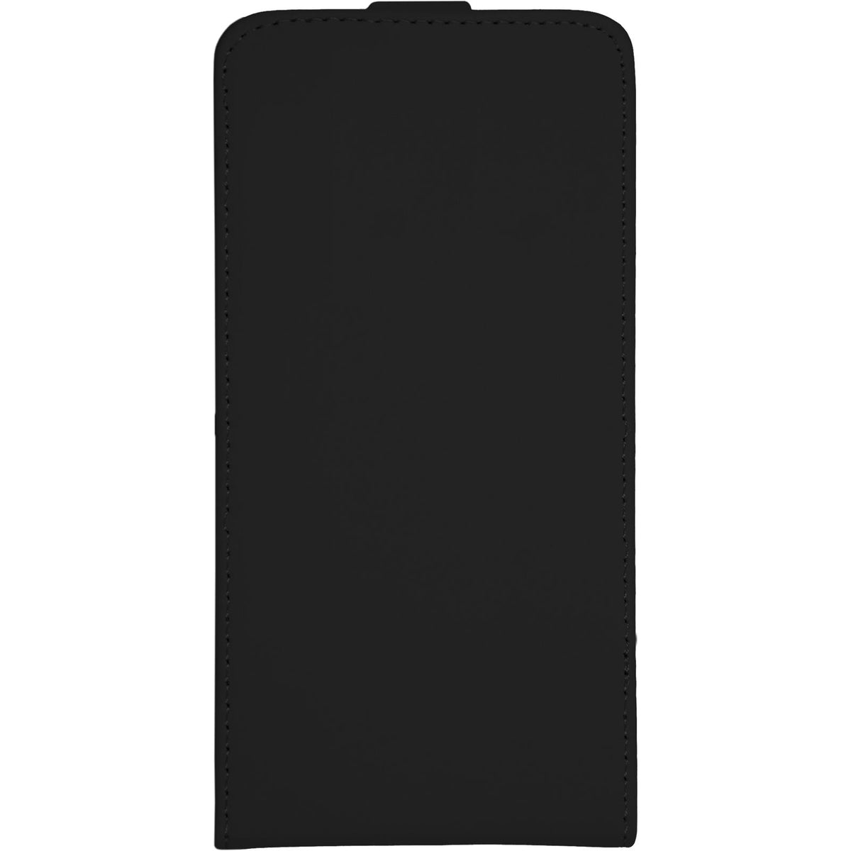 Kunst-Lederhülle für Huawei Honor 6x - Flip-Case schwarz – Ansicht 3