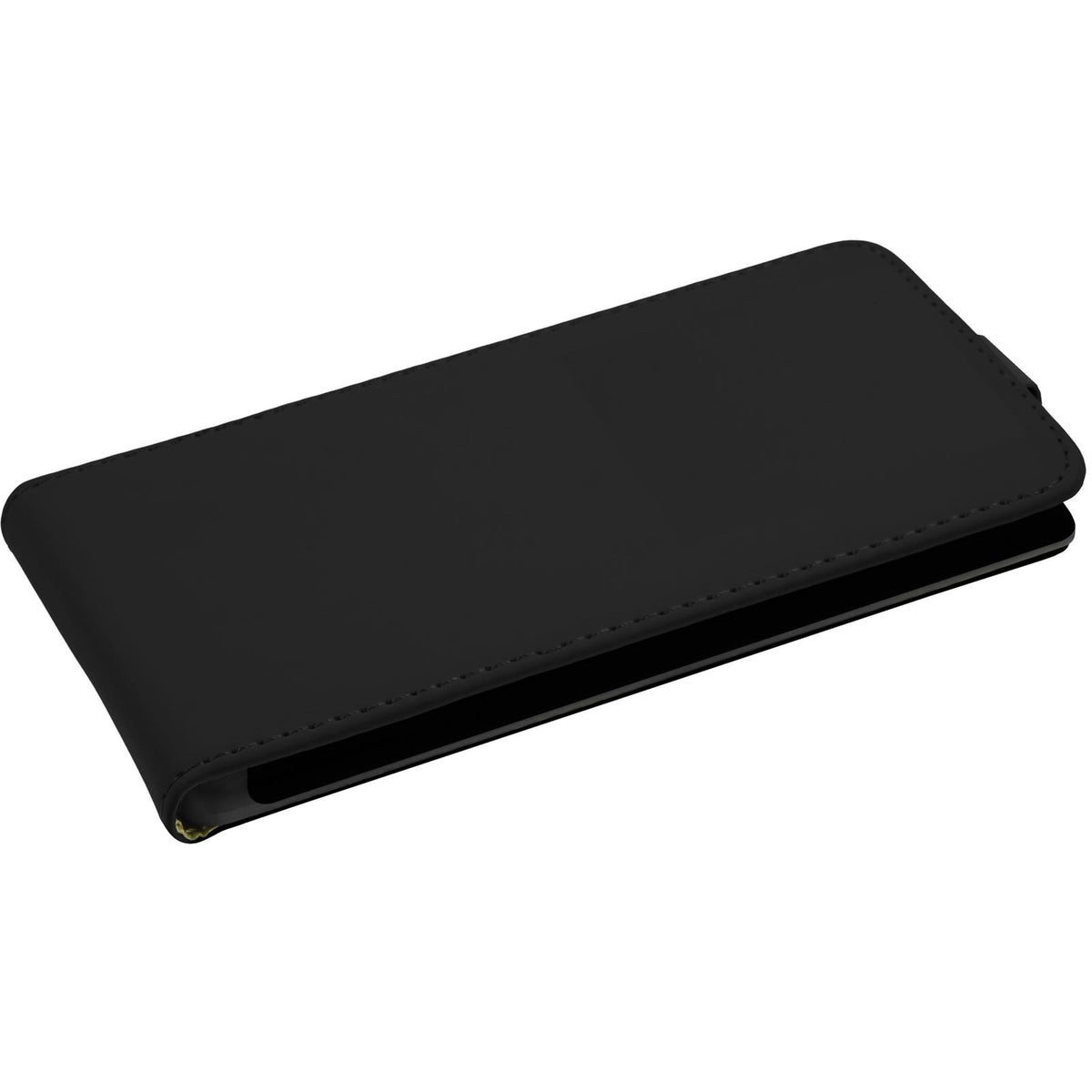 Kunst-Lederhülle für Huawei Honor 6x - Flip-Case schwarz – Ansicht 4