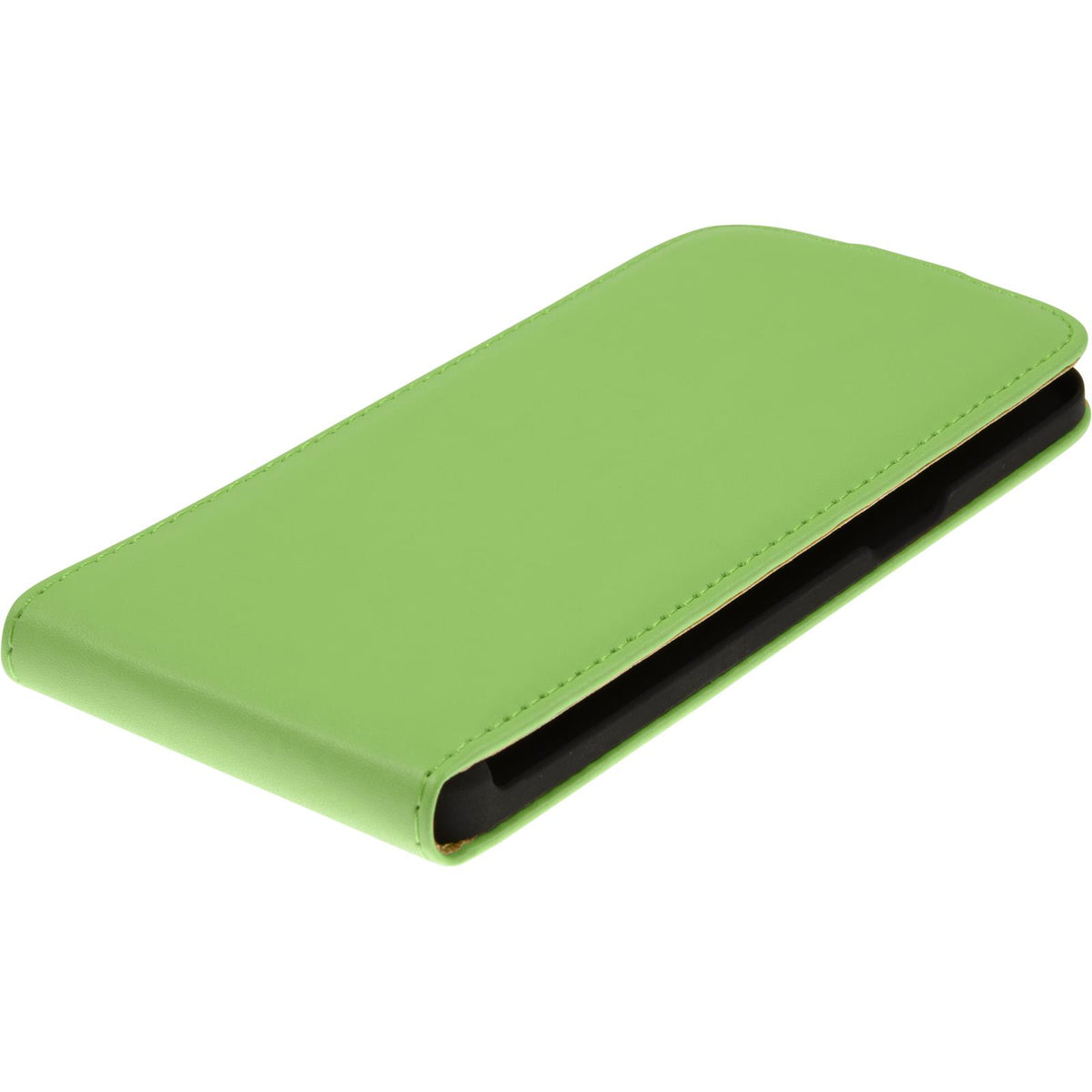 Kunst-Lederhülle für Samsung Galaxy J5 (2016) J510 - Flip-Case grün – Ansicht 2
