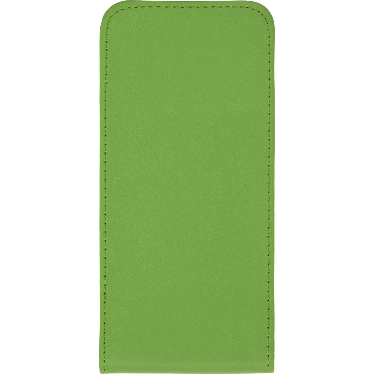 Kunst-Lederhülle für Samsung Galaxy S7 - Flip-Case grün – Ansicht 4