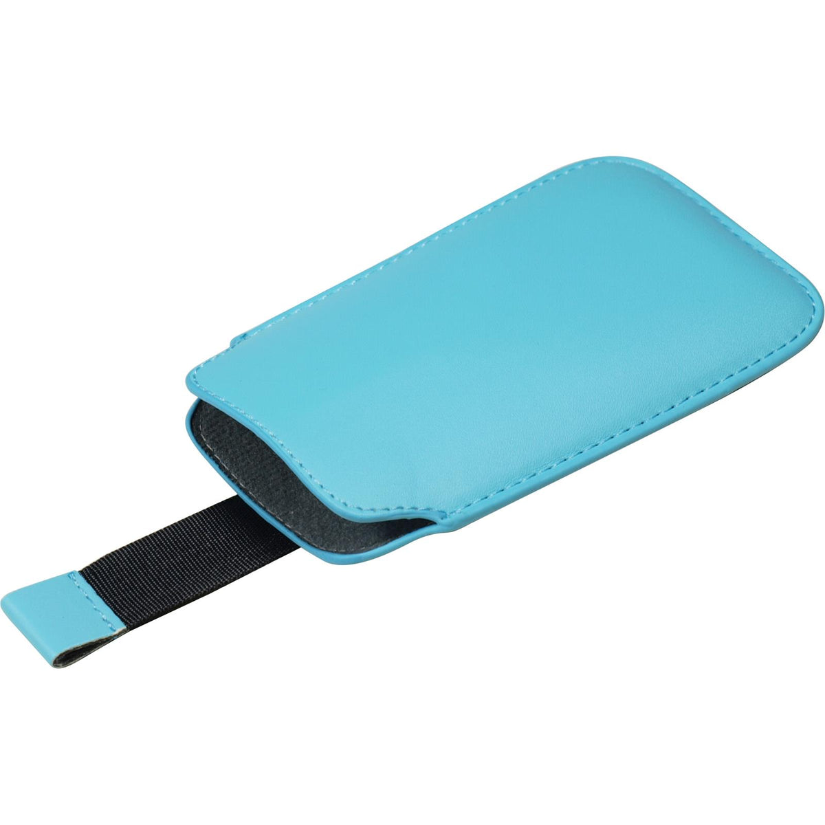 Kunst-Lederhülle für Samsung Galaxy S3 Mini - Tasche hellblau – Ansicht 2