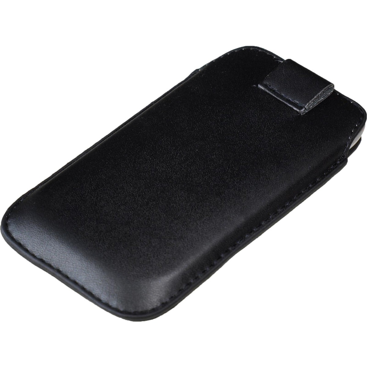 Kunst-Lederhülle für Samsung Galaxy S3 Mini - Tasche schwarz – Ansicht 4
