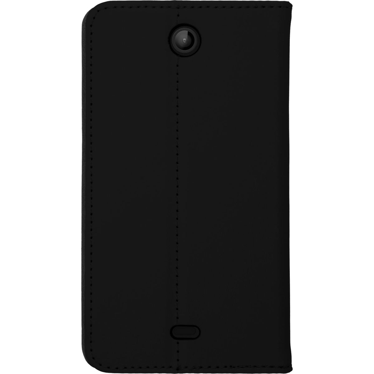 Kunst-Lederhülle für Microsoft Lumia 430 Dual - Book-Case schwarz – Ansicht 5