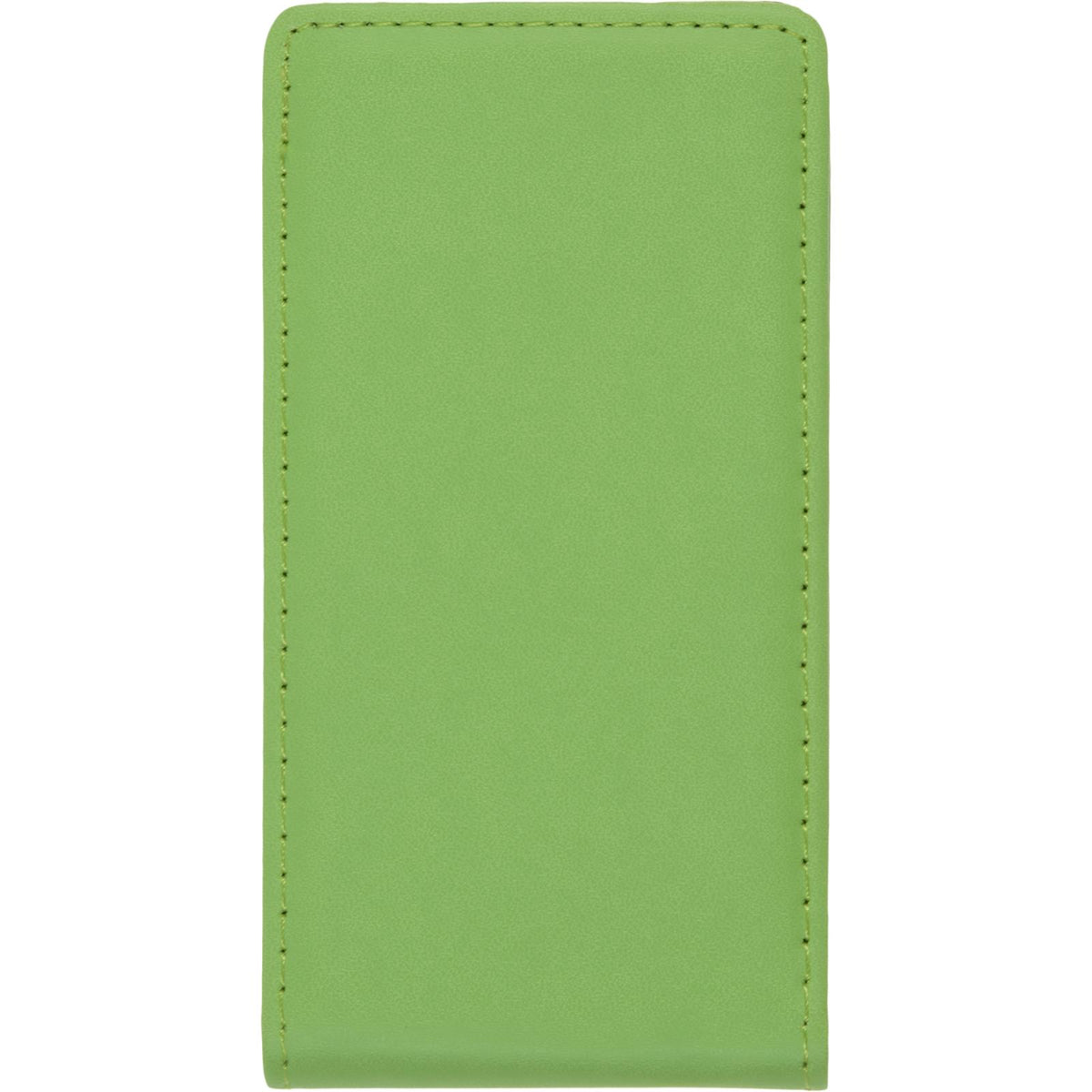 Kunst-Lederhülle für Microsoft Lumia 430 Dual - Flip-Case grün – Ansicht 2