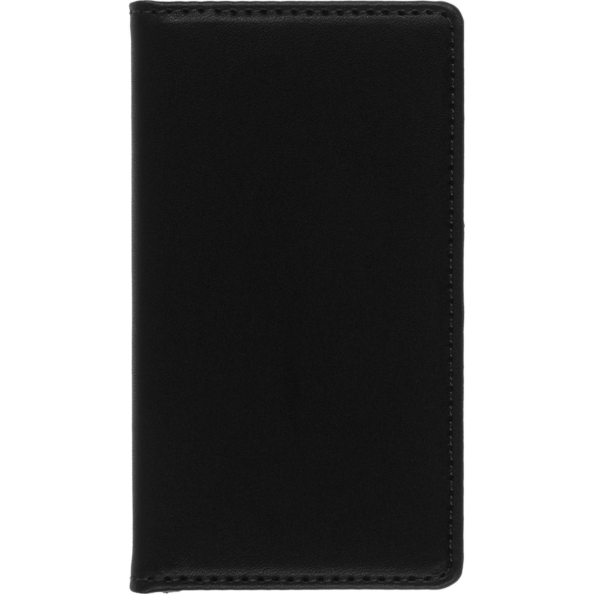 Kunst-Lederhülle für Microsoft Lumia 435 - Book-Case schwarz – Ansicht 5