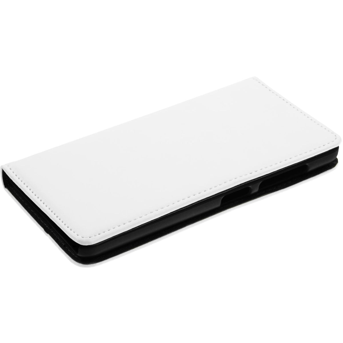 Kunst-Lederhülle für Microsoft Lumia 535 - Book-Case weiß – Ansicht 5